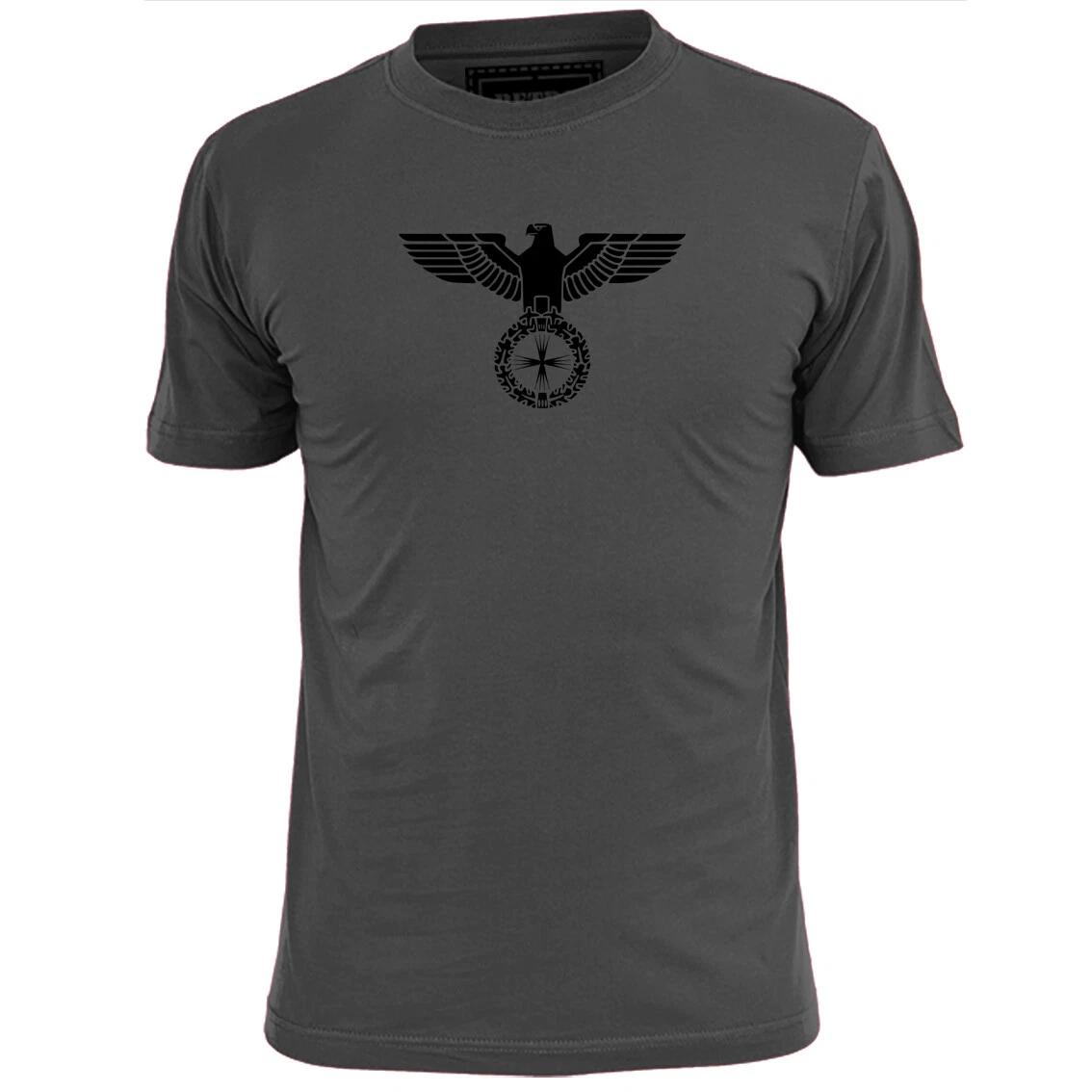 Mens Eagle Cross Symbol T shirt Military Roman Symbology S