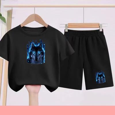 Cartoon Jungen und Mädchen Sommer Zweiteiler Kinder T-Shirt Sportbekleidung