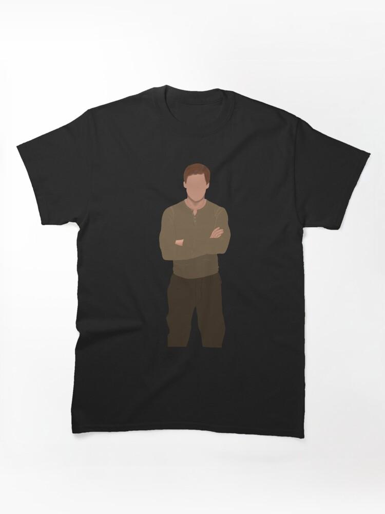 Trinity Blood Hand drawn Dexter in his killing shirt Faceless portrait illustration Classic Unisex T-Shirt