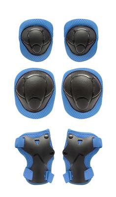 Top Bicycle Unicycle Kids Protector Blue Kids Knee Pads Elbow Pads Palm Pads Ages Adjustable Size 2-6