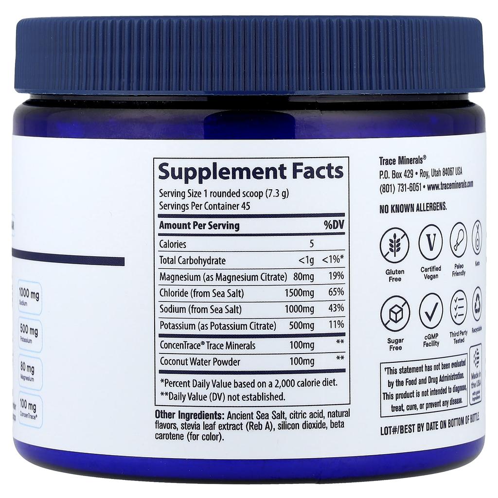 Zerolyte Powder, Salty Mango, 328G(11.5Oz)