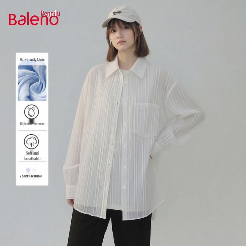 

Baleno Gentle Solid Long Sleeve Shirt L