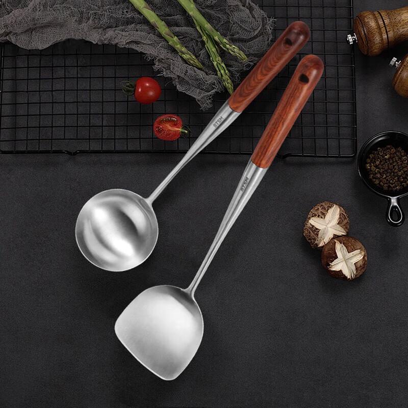 BTSM 316L Stainless Steel Spatula & Ladle Set