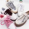 New Thick Chunky Fat Cotton Shoelace Round Rope Shoe Laces for Replacement Laces for Sneakers Width 8MM Length 100/120/140/160CM