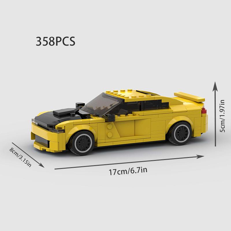 Moc City Speed Car Rally Sport Vehicle Racer ae86 M8 Model Building Blocks R34 Racing Super Technique Brick Christmas Gift