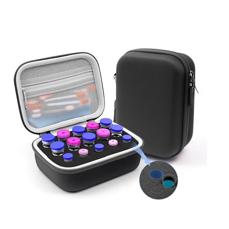 3Ml/10Ml Insulin Vial Storage Case 9/10/15/30 Slots Dust-Proof Insulin Vial Protector Wear-Resistant Shockproof