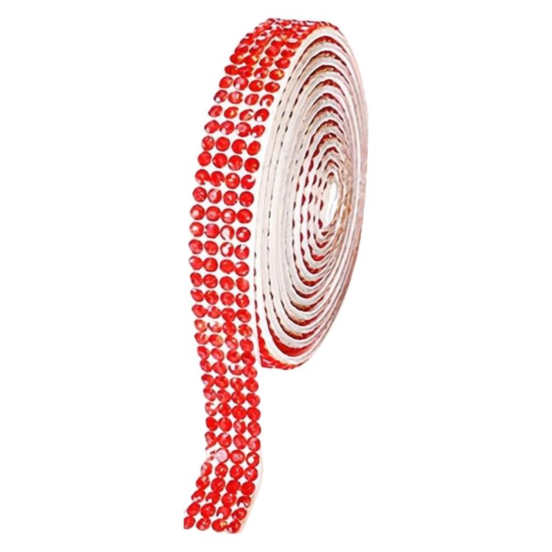 1Yard Glittering Rhinestones Ribbon 9mm Sparkling Rhinestones Ribbon for Wedding Cake Decoration Craft Embellishment