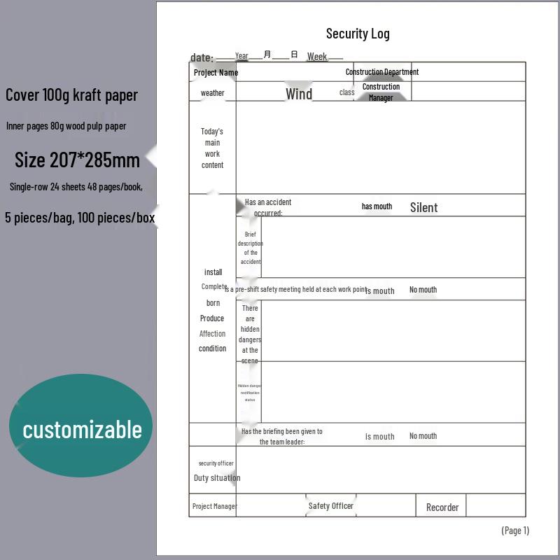 Safety Hazard Investigation & Rectification Logbook: Inspection & Engineering Record Sheet