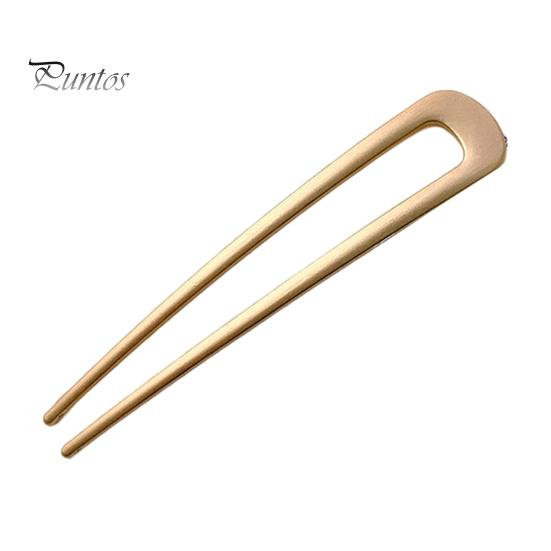 

Французская палочка для волос U-образной формы, большая заколка для густых длинных волос, металлическая шпилька, декоративная надежная фиксация, держатель для пучка золотистый