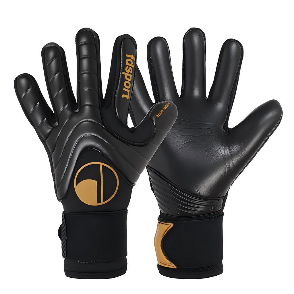 Fußball Torwarthandschuhe Jugend Erwachsene, Hochleistungs-Torwarthandschuhe, Atmungsaktive Fußballhandschuhe mit starken Grip-Handflächen