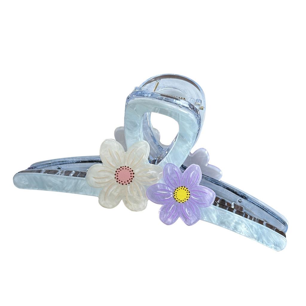 Color Charming Candy Flower Hair Clutch Clip Versatile Accessory For Use Everyday