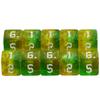 D6 Polyhedral Dice Set 10pcs 6 Sided Digital Dices Table Board Game for Bar Club Party Accessories