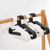Household plastic hangers with hooks, space-saving, thickened and reinforced, non-marking pants and clothes hanger