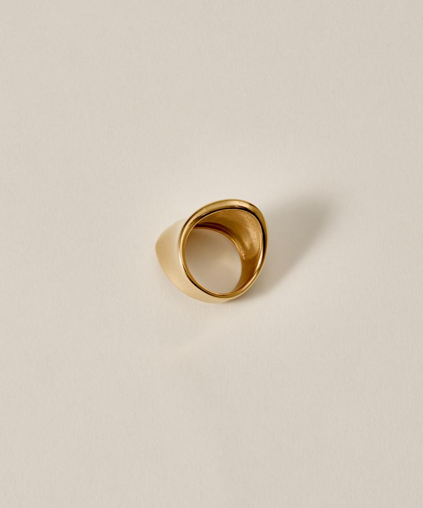 Novice Tokyo Wave Ring [Stainless] / Gold