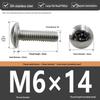 304 Stainless Steel Large Flat Head Phillips Screw Bolt M2.5 M3 M4 M6 M8