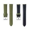 20mm 22mm Woven Nylon+Leather Watch Band Army Woven Canvas Fabric Replacement Straps for Military Sport Quick Release Wristband