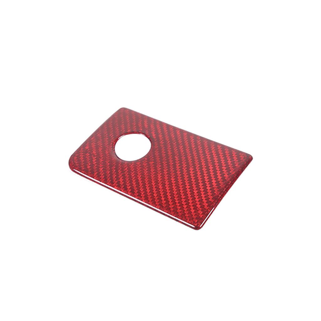 Red Real Carbon Fiber Headlight Button Frame Cover Trim For Benz G Class 04-18