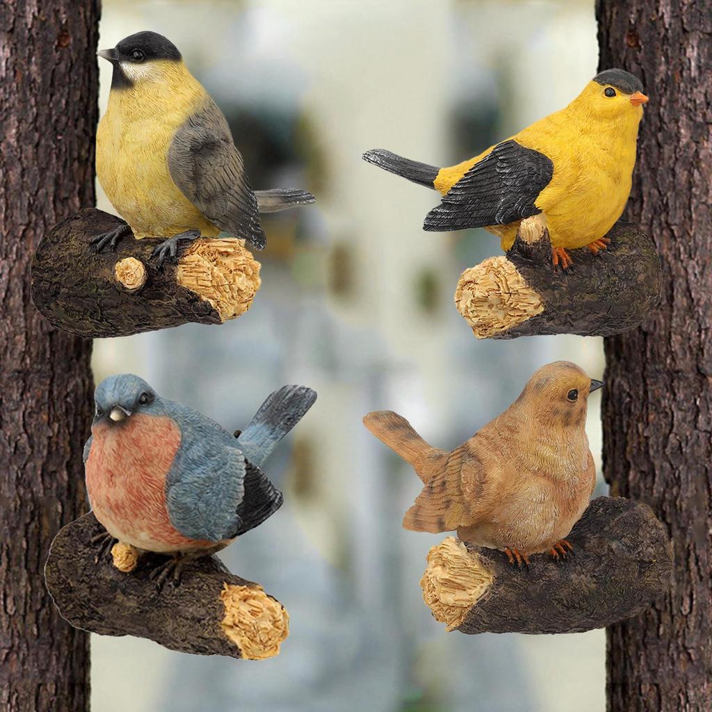 Figure Artificial Birds Garden Figurine Small Ration Animal Toys for