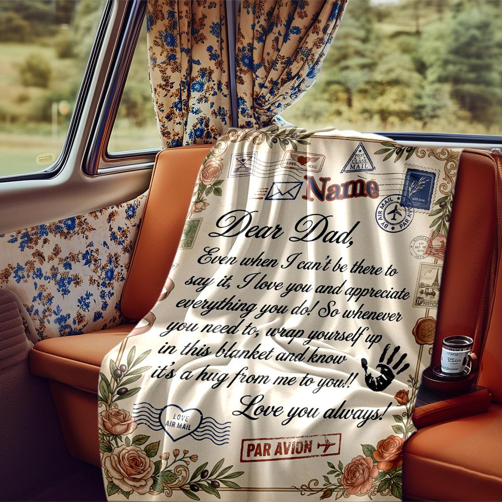Love Letter To Daughter Customize Your Name Blanket With Warmth Comfort And Softness It'S Perfect For Home Use A Nap Blanket An Office Sofa Blanket A