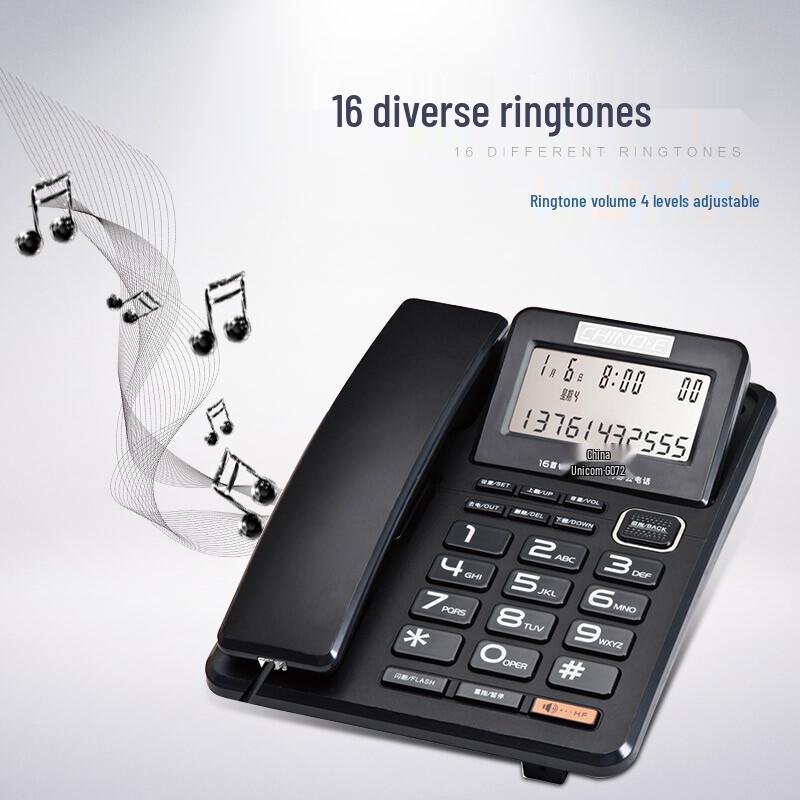 Zhongnuo Corded Landline Phone with Caller ID & Hands-Free