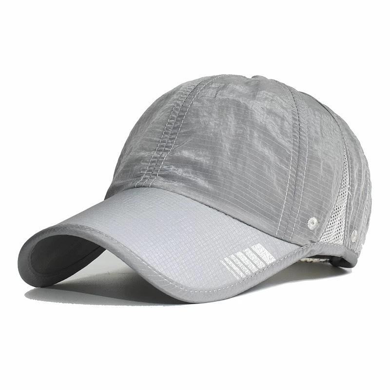 Summer hat men's baseball cap quick-drying outdoor visor sun hat casual thin cap breathable