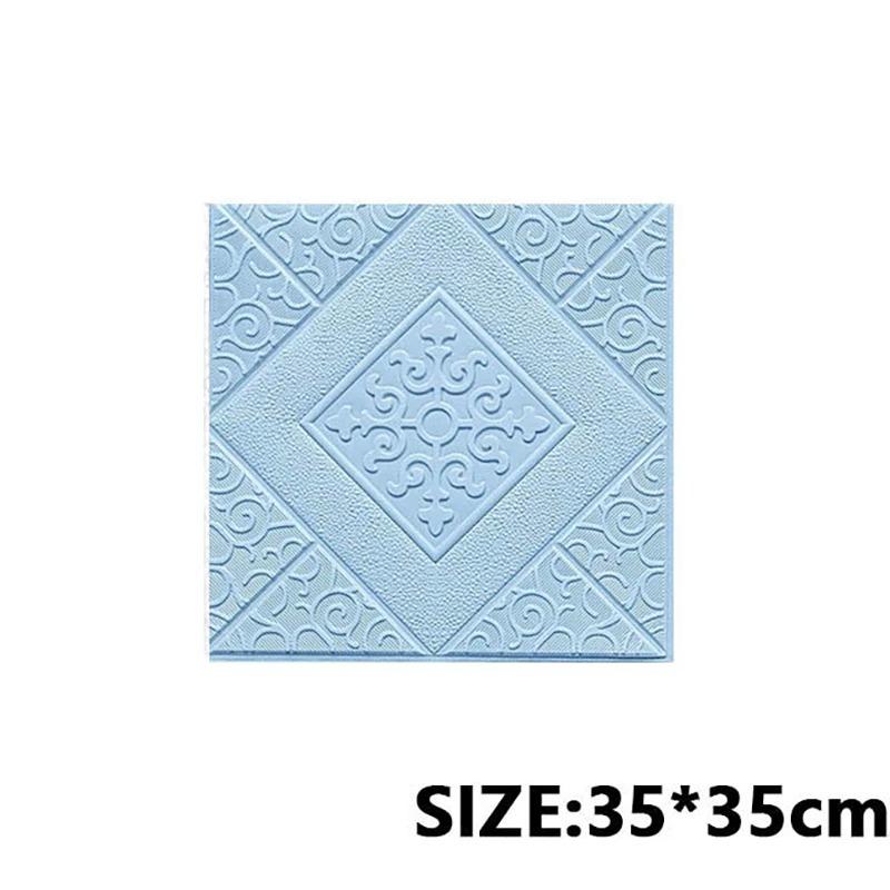 35cmx35cm Oil-proof Decoration Bed Room Decor Waterproof Wall Decororation Foam Self-Adhesive Ceiling Anti-fouling Home Stickers