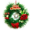 Designer Christmas Wreath/Wall Hanging/Decoration for Xmas Party/Christmas Decorations for Home/Gifts/Wreath -(Green, 6Inch)