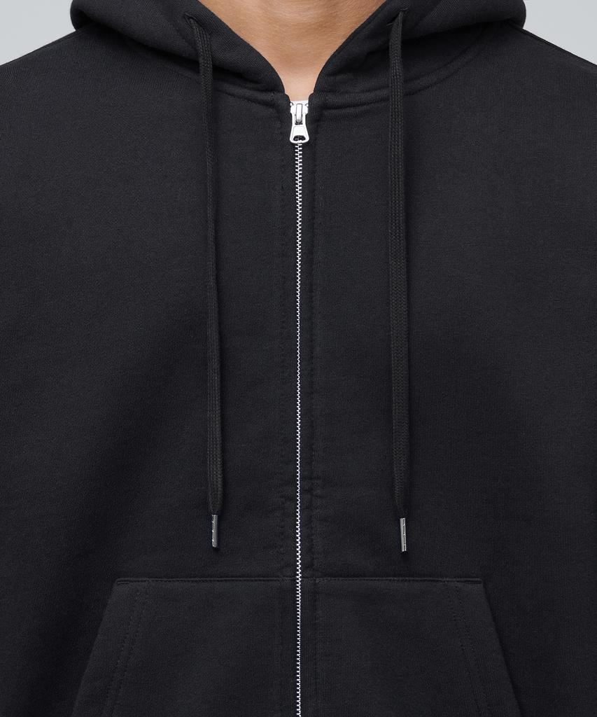 Musinsa Standard Heavyweight Oversized Hooded Sweat Zip-Up [Dark Grey]