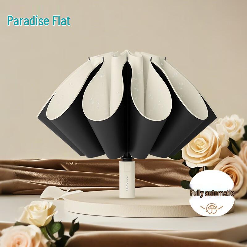 Tiantang Manual Reverse 3-Fold UV Sun & Rain Umbrella