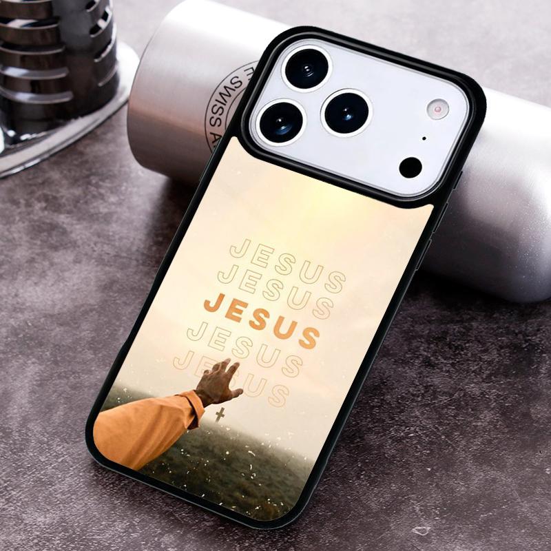 Jesus Christ God Bless You Phone Case for iPhone 17 16 15 Pro Max Air 14 13 12 11 Plus Shockproof Cover