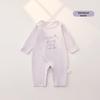 7A Antibacterial Double-Layer Long-Sleeve Baby Romper - Boneless Pure Cotton Pajamas for Spring & Autumn