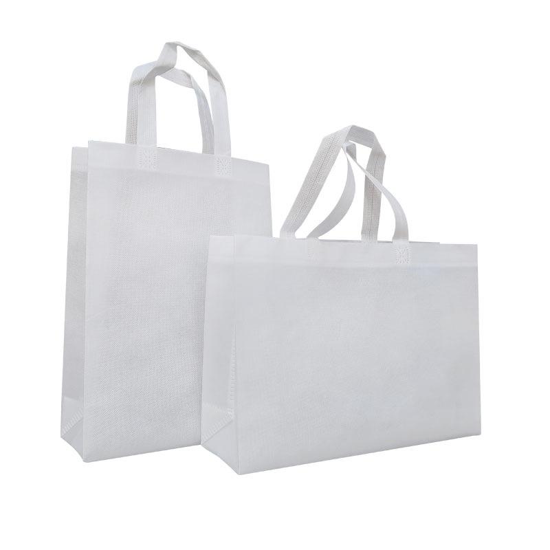 12/30pcs Non Woven Tote Bags Reusable Shopping Bags with Handles for Birthday Wedding Groceries Retail Parties
