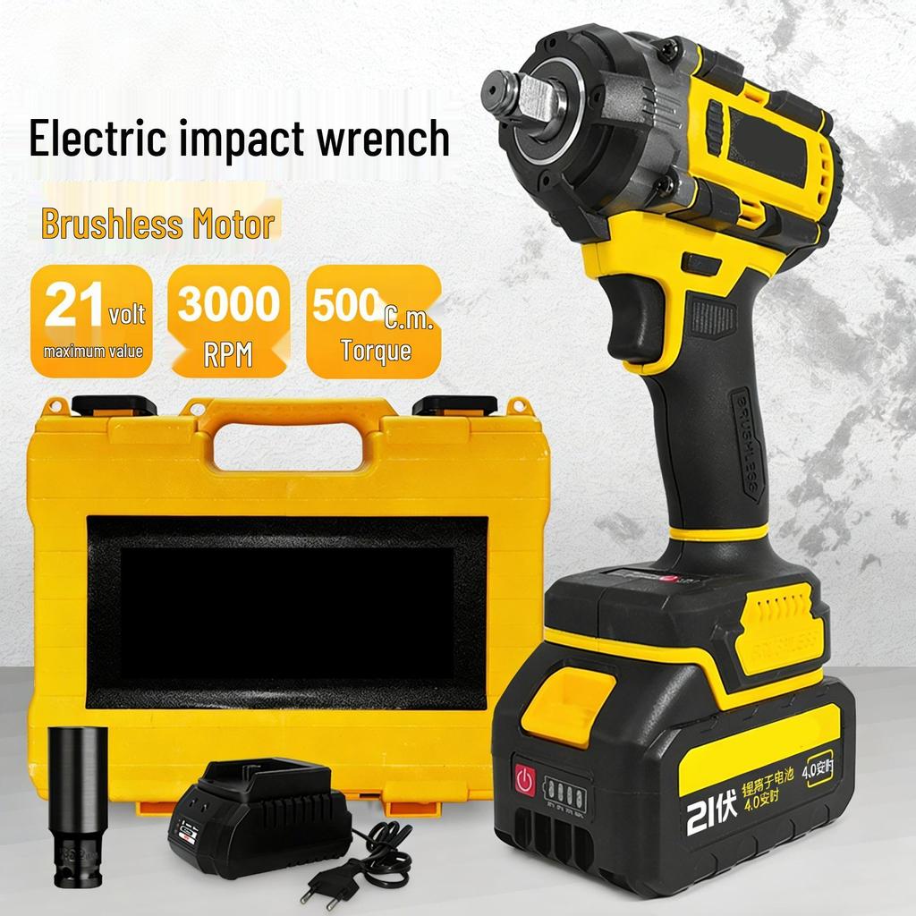 High-Torque 500N.m Electric Wrench for Large Truck Tires