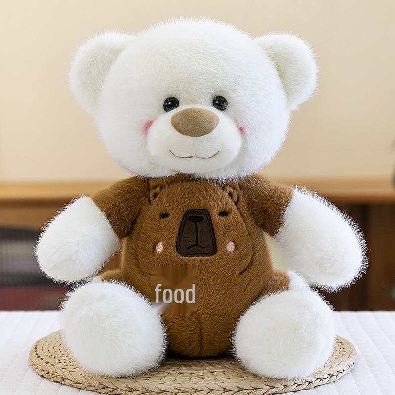 

Teddy Bear Plush Doll Dressed-Up Toy – Huggable Gift for Kids 25 cm (0.21 kg) коричневый