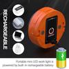 High Power Mini Flashlight USB Rechargeable Portable LED Camping Light With Magnet Outdoor 3 Lighting Modes Tent Lantern