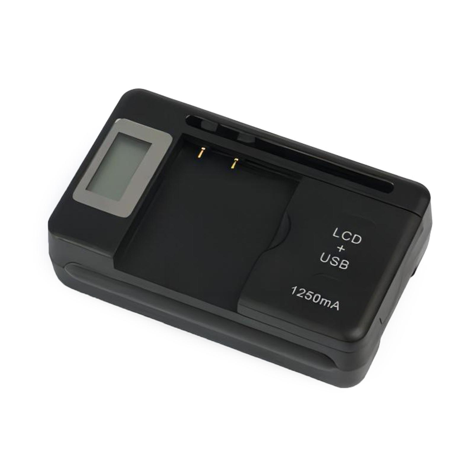 

USB Port Charger Battery Smart Charging Adapter Dock with LCD Indicator Screen 32-55mm Mobile Battery Charging Hub US