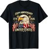 American 250 Years Celebration T-Shirt USA Flag 1776-2026 Unisex Graphic Tee
