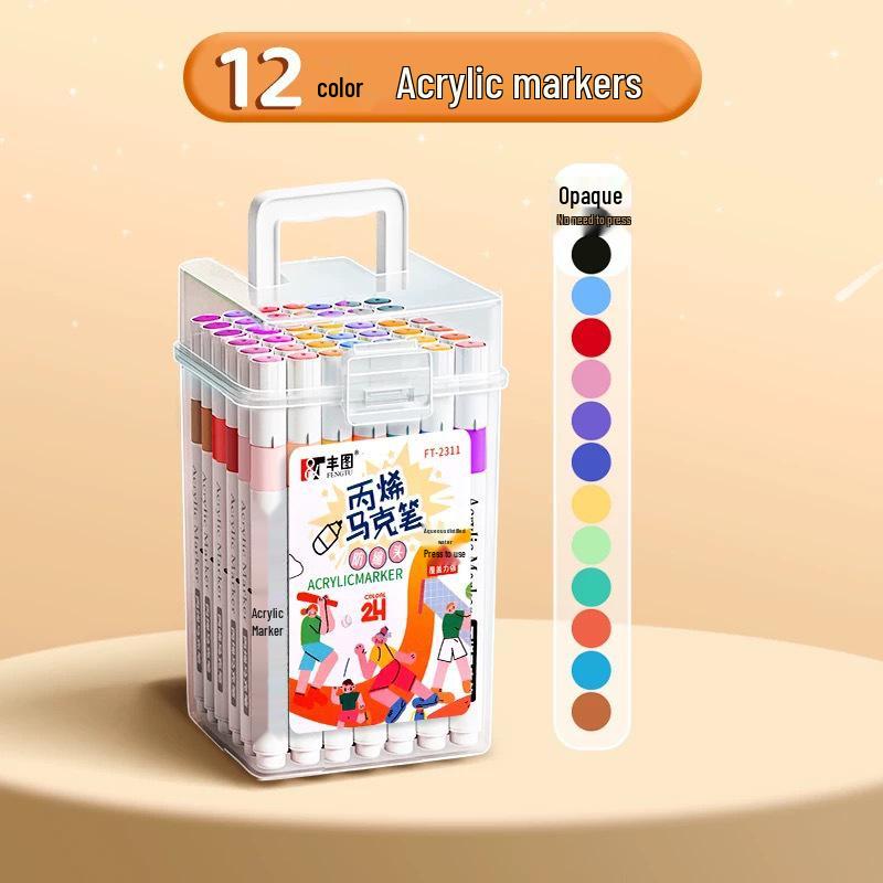 

Acrylic Marker for Kids & Students – Opaque, Layerable Colors for Art, Drawing, and Graffiti