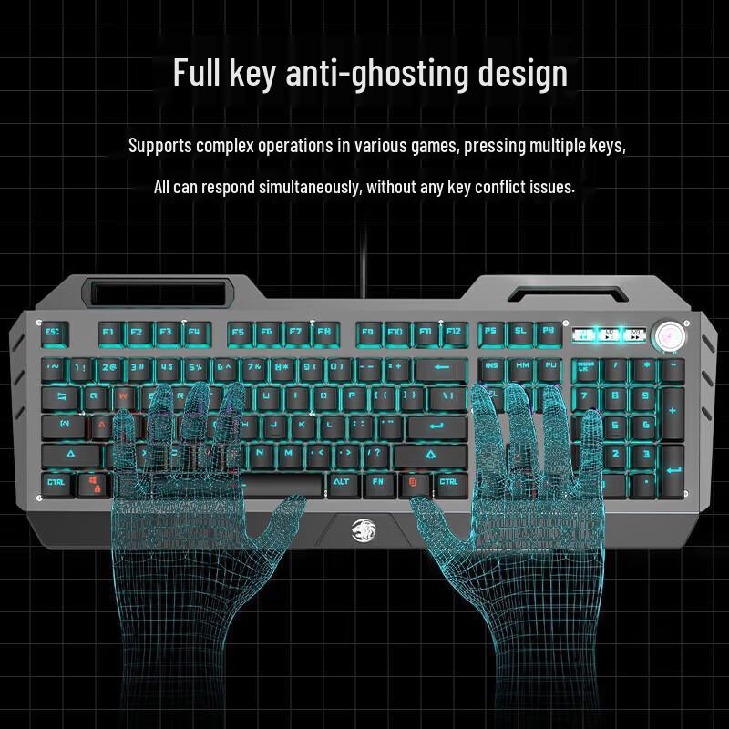 Forerunner TK900 Wired RGB Mechanical Gaming & Office Keyboard