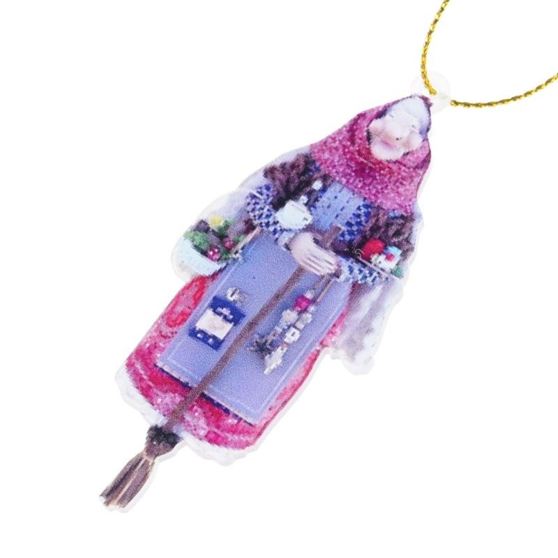 6.3Inch Height Handmade Kitchen Witch Doll,Enchanting Good Luck Charm Cooking Doll,Unique Kitchen Home Decoration