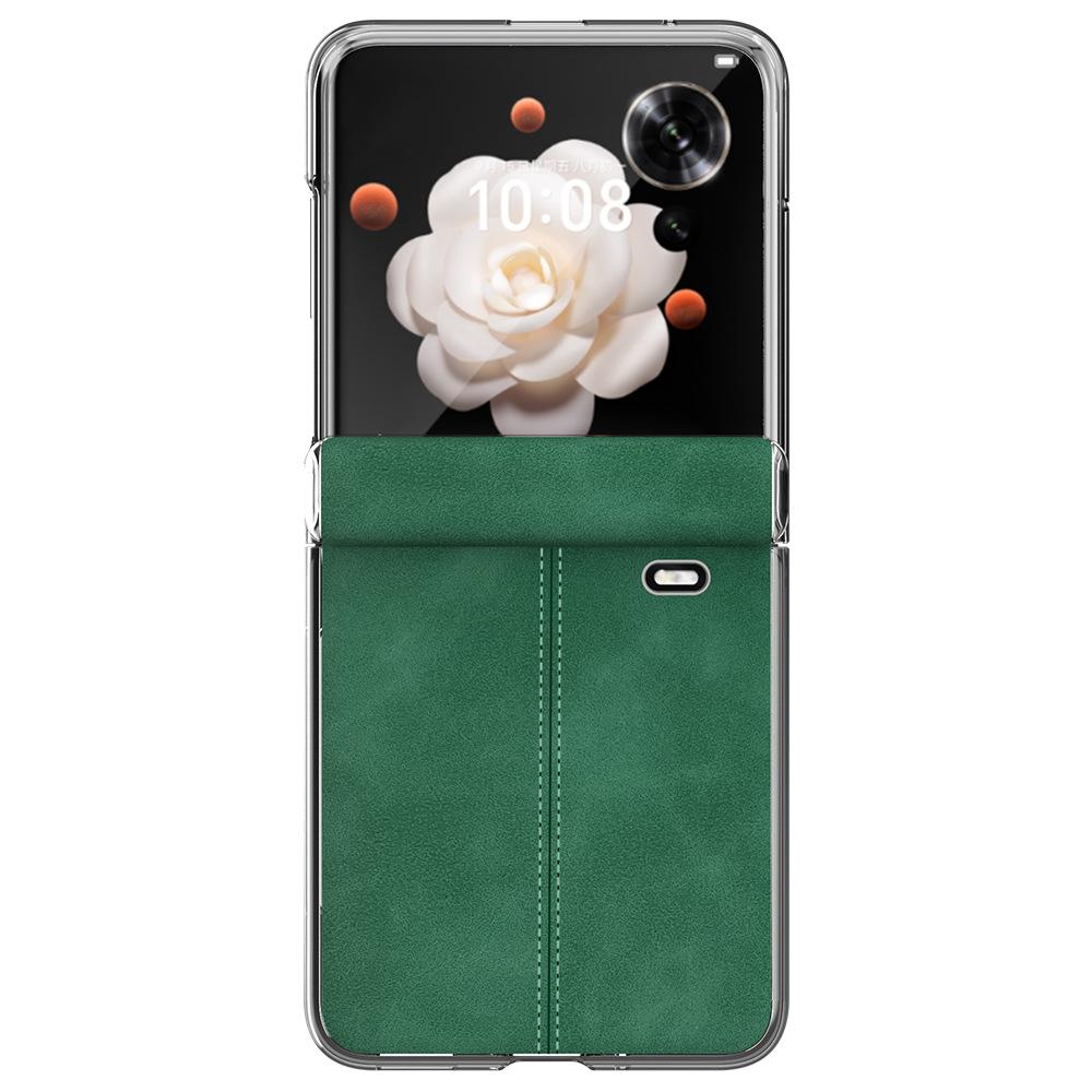 For Honor Magic V Flip Case PU Leather Hinge Screen Protector Full Protection Foldable Cover