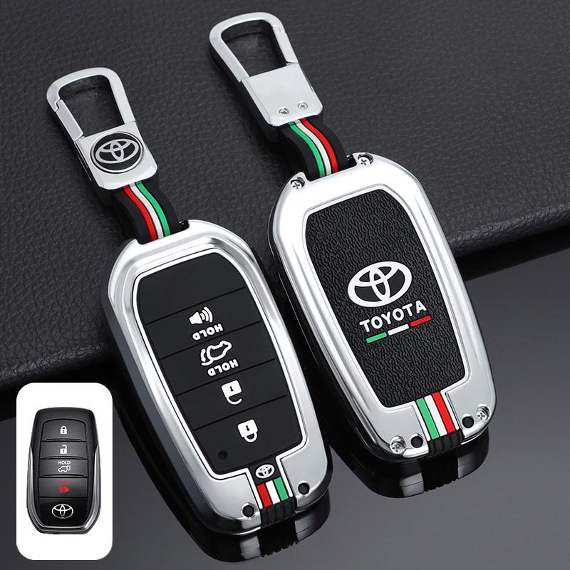 Car Remote Key Cover Case Shell For Toyota RAV4 Highland Coralla Hilux Fortuner Land Cruiser Camry Crown Keychain Accessories