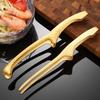 Popular 304 Stainless Steel BBQ Tongs for Japanese and Korean Grilling