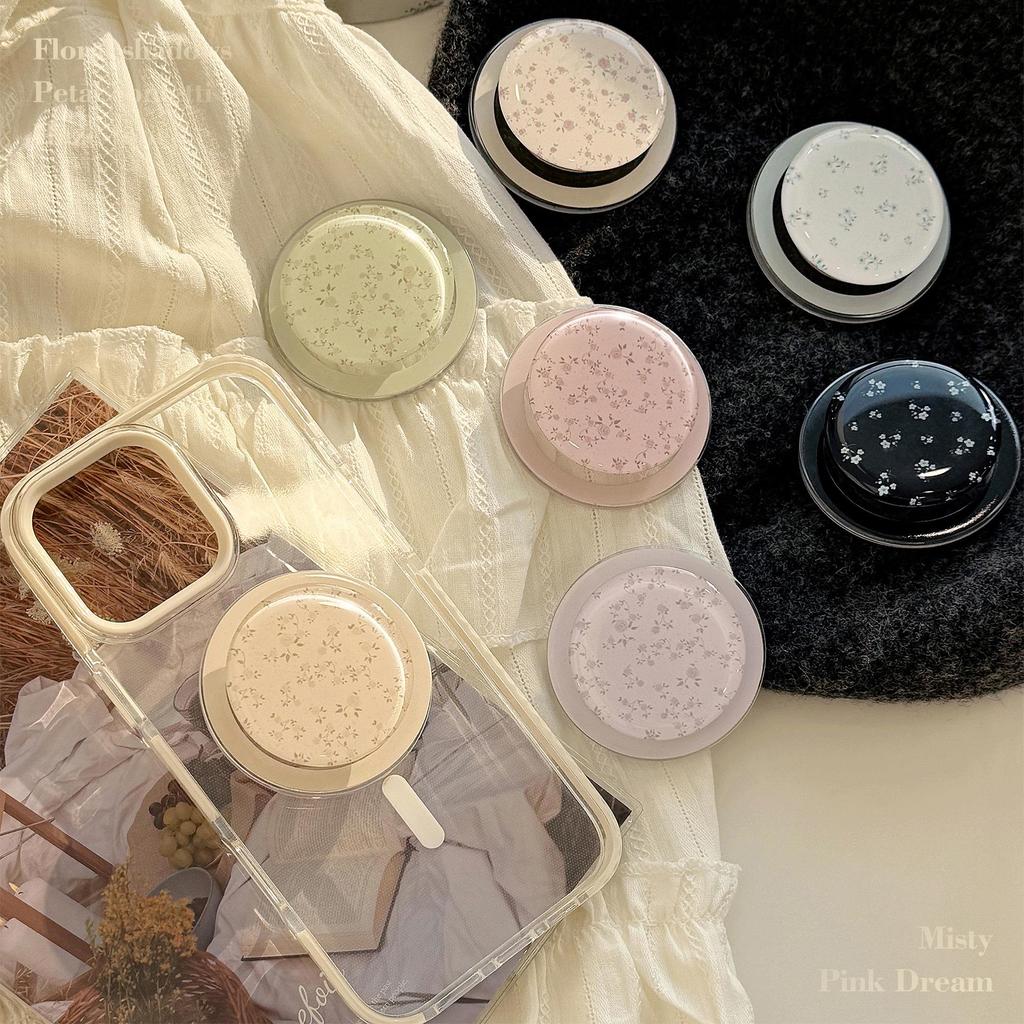 Instagram-style small floral pattern suitable for MagSafe magnetic suction mount with extendable airbag mount