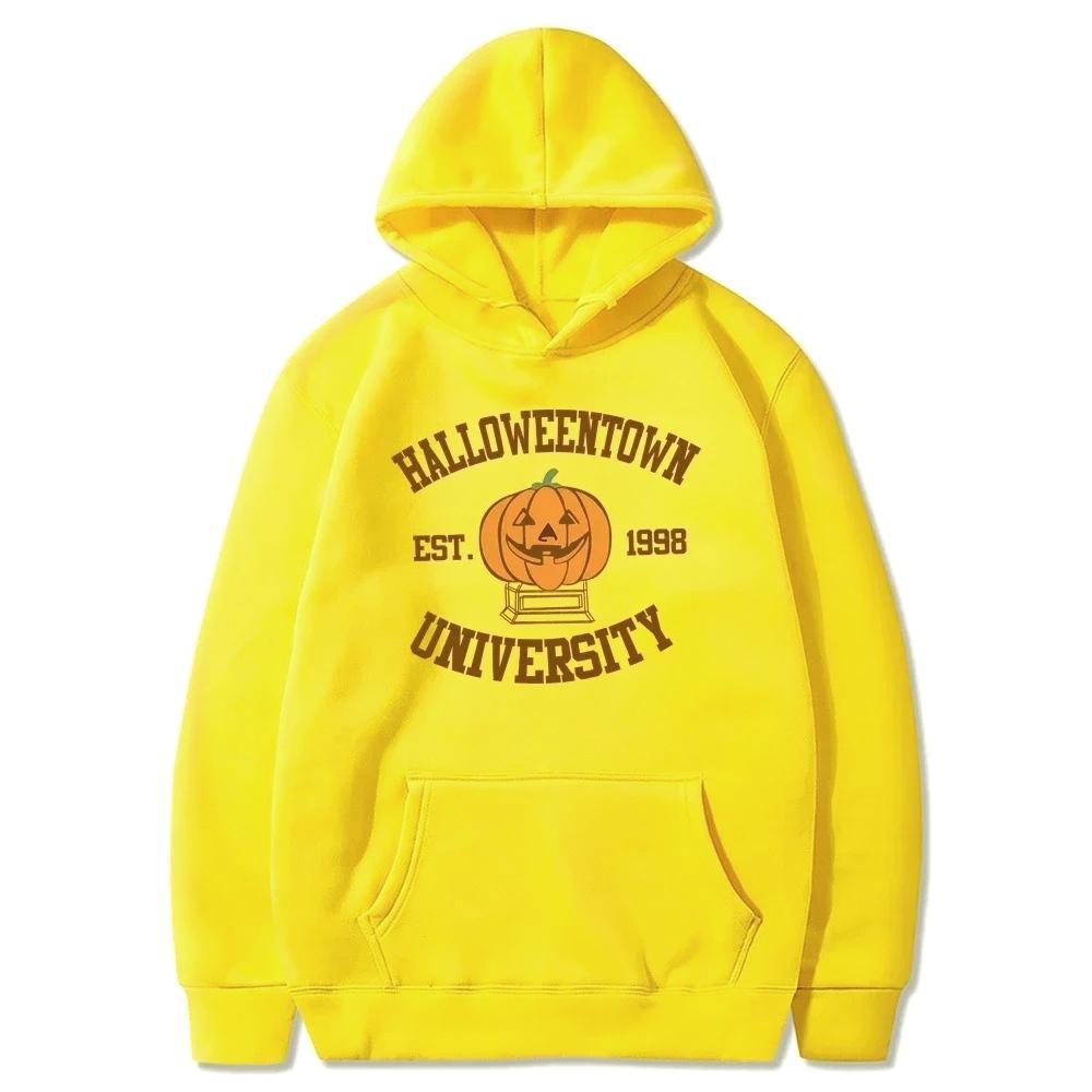 Halloweentown Hoodie Est 1998 Printed Pullover Vintage Halloween Town Woman Trendy Halloween Party Hoodies