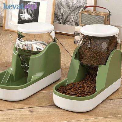 Futterspender für Hunde mit großem Fassungsvermögen, 3,8 l, automatischer Wasserspender für Hunde, transparente Aufbewahrung von Tiernahrung für Katzen und Hunde, Trinkspender für Haustiere
