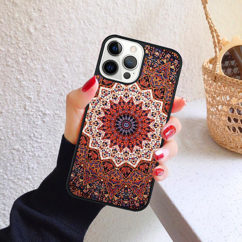 Mandala Flower Back Phone Case for iPhone 17 Air 16 PRO MAX 15 14 PLUS 12 11 13 Back Cover Fundas Shell Coque