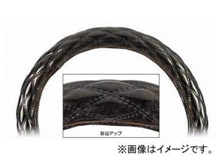 JET INOUE Fuji Mokomoko Steering Wheel Double Royal 587972 Cover, Stitch, H C S, Black/Black Thread,