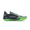 New LINING Gamma Basketball Shoes Men's Low Top Black Green ABAV035-25