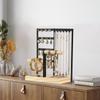 Cross-border Double-axis Jewelry Display Stand, Earrings, Necklaces, Rings, Bracelets, Watch Jewelry Storage, Removable